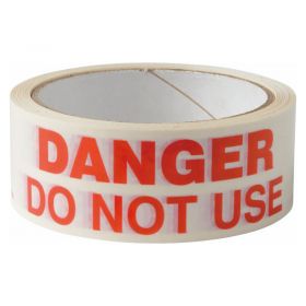 Rothenberger 67083R Danger Do Not Use Identification Tape (33m x 36mm)