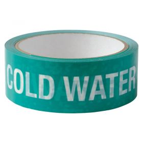 Rothenberger 67087R Cold Water Identification Tape (33m x 36mm)