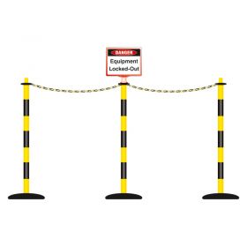Lockout Barricading System - 3 Pole