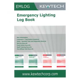 Kewtech EM1 LOG Emergency Lighting Log Book