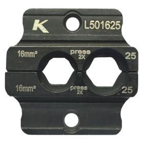 Klauke L501625 Die Set for EK50ML for L Series Cu Tube Connectors 16 - 25mm²