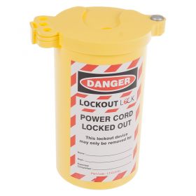 Cylinder Electrical Industrial Plug Lockout - Single Plug