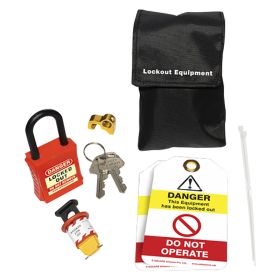 Lockout Lock LT-PELK-01 Personal Electrical Lockout Tagout Kit 01