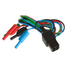 Metrel A1021 Four Wire Test Lead Set Blue, Black, Green and Red