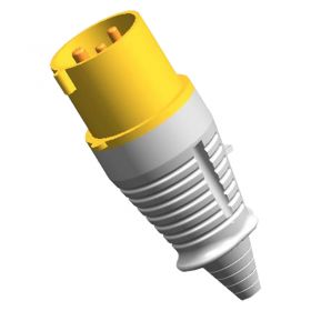 110V Yellow Plug - 32A, 2P+E