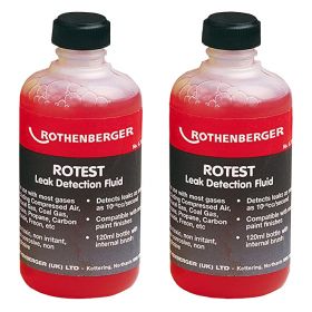 Rothenberger Rotest Leak Detection Fluid 120ml Bottle: 1 or 50 Quantity