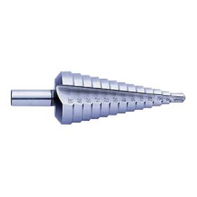 Rothenberger Stepped Unidrill: Size 0/1 (4-12mm), 1 (4-20mm), 2 (4-30mm), 3 (6-38mm), 4 (6-26.75mm) or 5 (4-39mm)