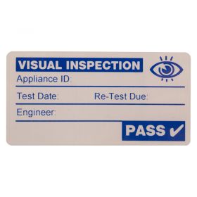 500 x PAT Testing Visual Inspection Labels