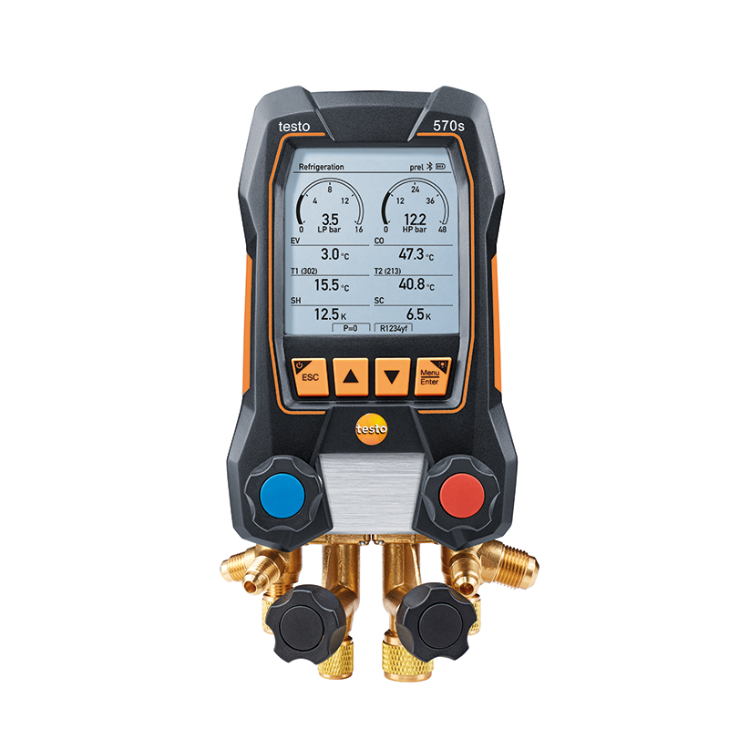 Testo 570s Digital Refrigeration Manifold