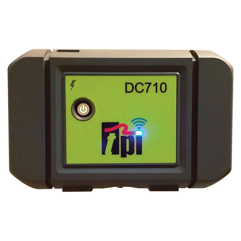 The front of the TPI DC710 Bluetooth Flue Gas Analyser 