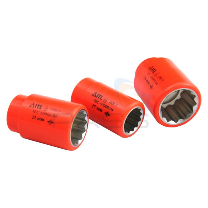 ITL Totally Insulated 3/8 Inch Square Drive Socket