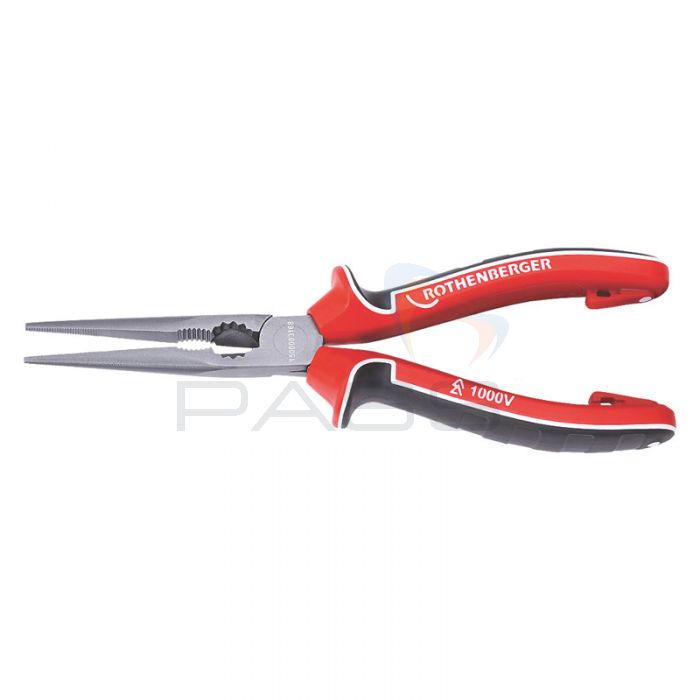 Rothenberger 1500003168 Electrical Long Nose Plier (200mm), 1000v, EN/IEC 60900 1