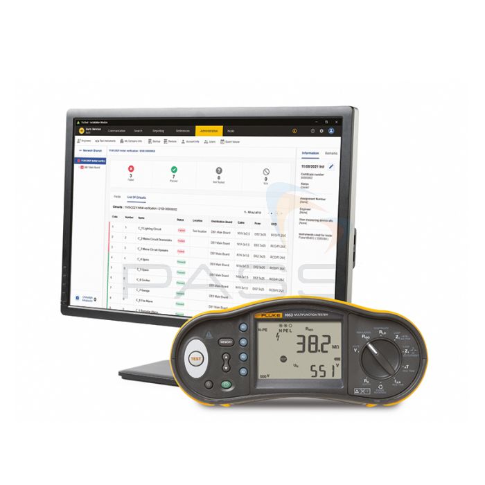 Fluke 1663 Multifunction Tester & TruTest Advanced Software Kit