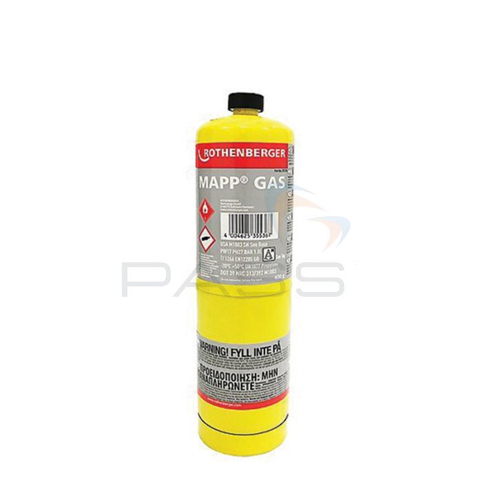 Rothenberger 35536R MAPP Disposable Gas Cylinder 