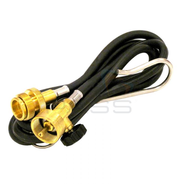 Rothenberger 35649R Universal Torch Extension Hose 1.5m (59") with CGA 600 Brass Torch Connections 1