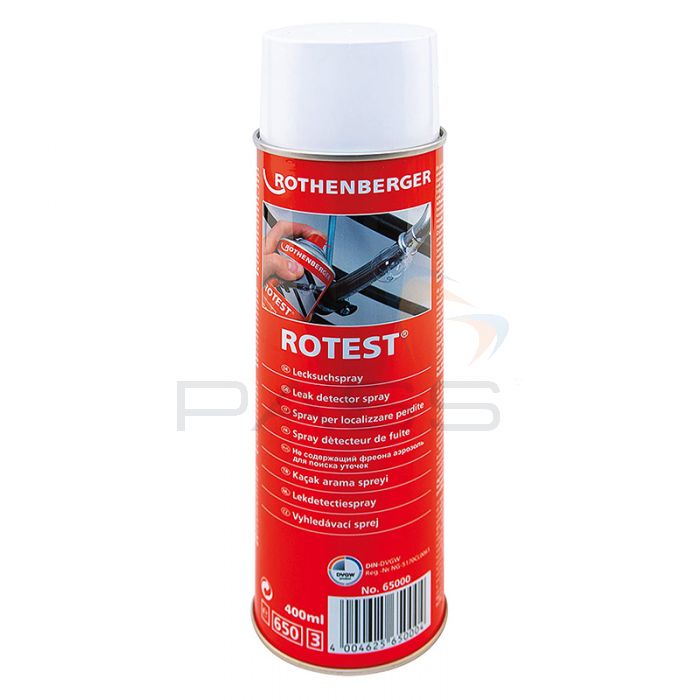 Rothenberger 65000 Rotest Leak Detector Aerosol Spray 400ml 1