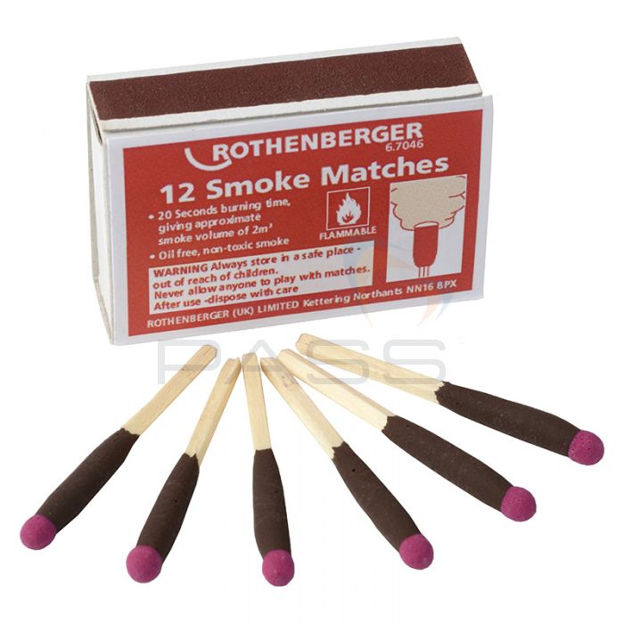 Rothenberger 67046 Economy Smoke Matches (Box of 12) 1