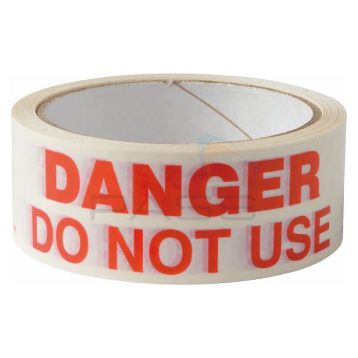 Rothenberger 67083R Danger Do Not Use Identification Tape (33m x 36mm) 1