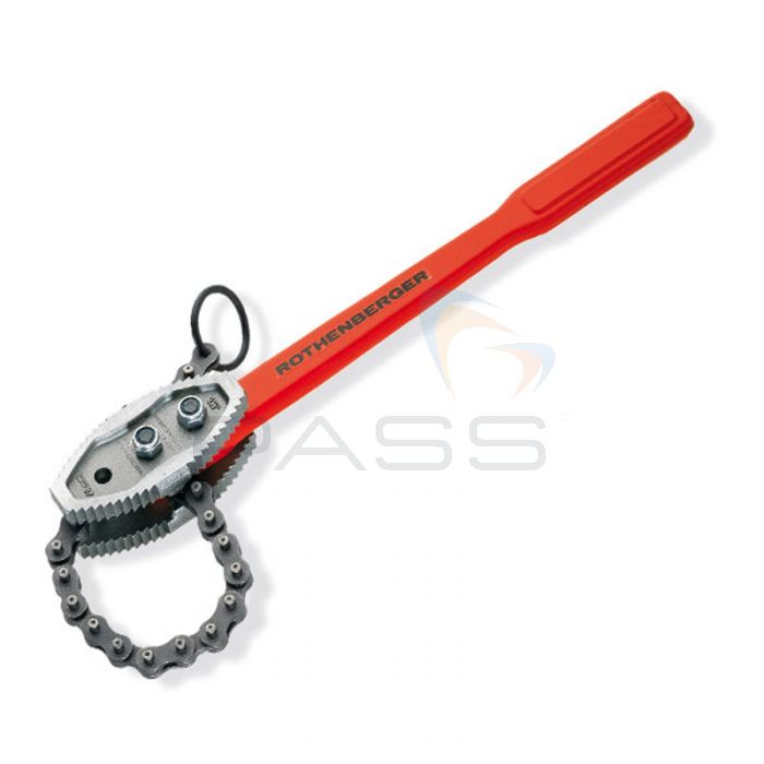 Rothenberger Heavy Duty Tongue Chain Wrench: 1.1/2, 2.1/2, 4, 6, 8 or 12" 1