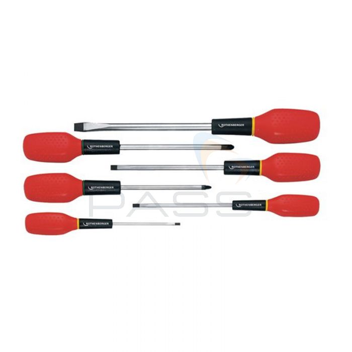 Rothenberger 73571 Euroline Screwdriver (Pozidrive) 6 Piece Set 1