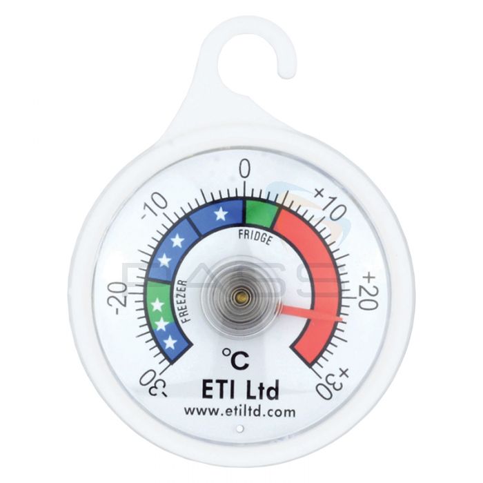 ETI 800-101: 20 x Fridge/Freezer Dial Thermometers Pack - 52mm Diameter 