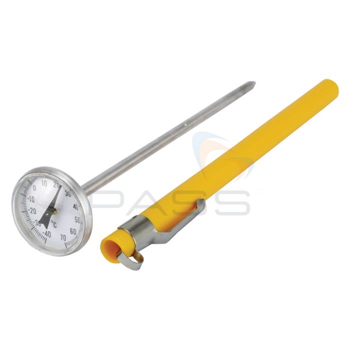 ETI Bi-Metal Dial Thermometer (25mm Dial) with Free Calibration Spanner