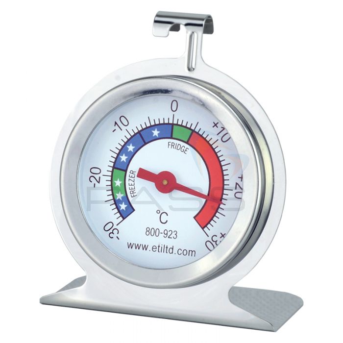 ETI 800-923 Stainless Steel Fridge/Freezer Dial Thermometer - 50mm Diameter