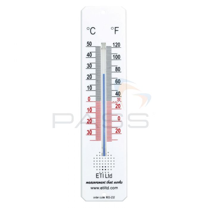 ETI 803-232 Room Thermometer (45 x 195mm)