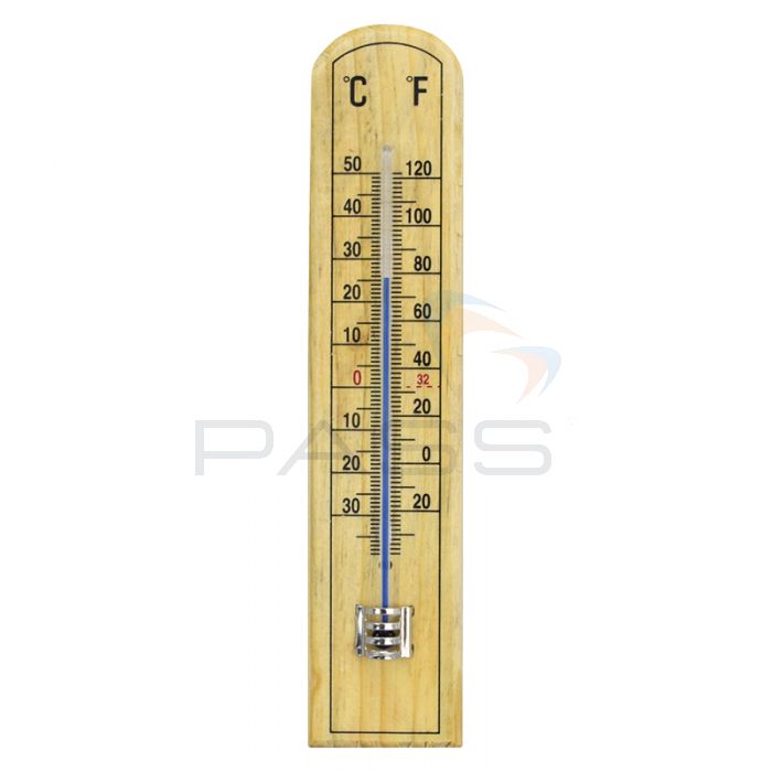 ETI 803-292 Wooden Room Thermometer (45 x 205mm)