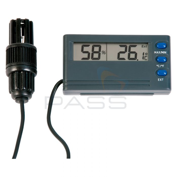ETI 810-195 Temperature & Humidity Monitor with Low Temperature Alarm