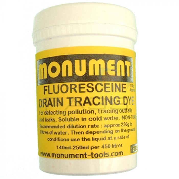 Monument 227g (8oz) Drain Tracing Dye - Choice of Colour 1