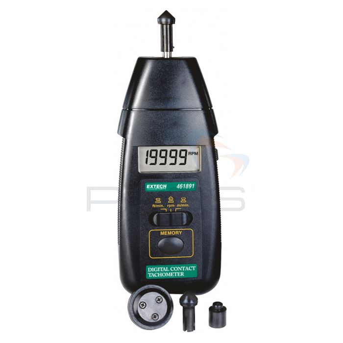 Extech 461891 High Precision Contact Tachometer 