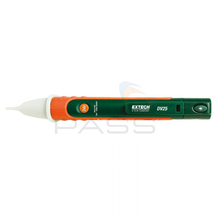 Extech DV25 Dual Range AC Voltage Detector with Flashlight