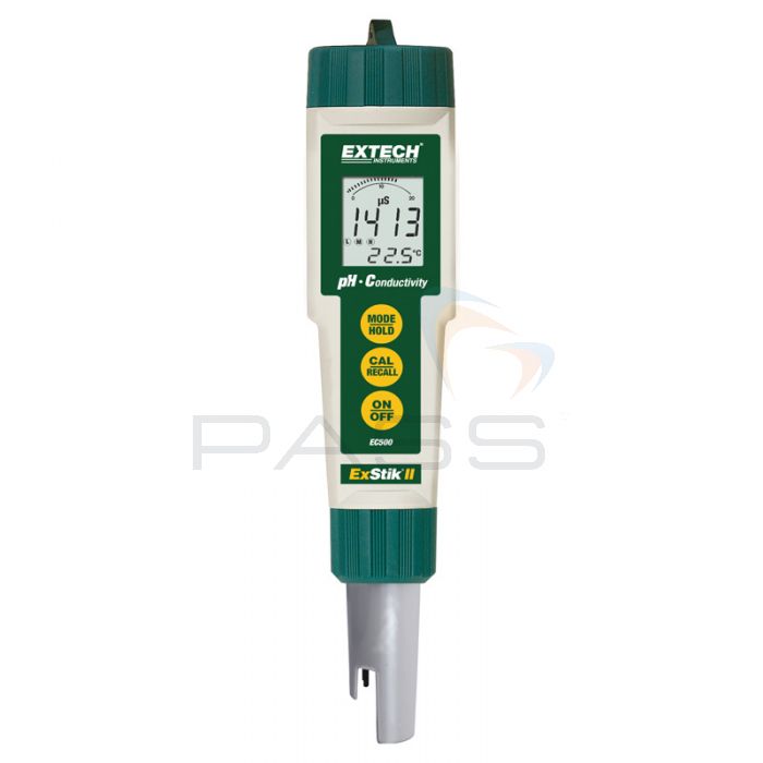 Extech EC500 Waterproof II pH Conductivity Meter