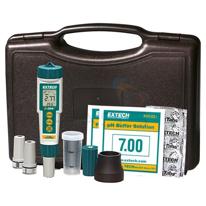 Extech EX900 4 in 1 Chlorine pH ORP and Temperature Kit