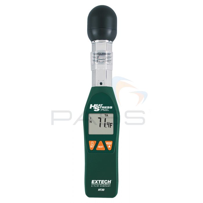 Extech HT30 Heat Stress WBGT Wet Bulb Globe Temperature Meter