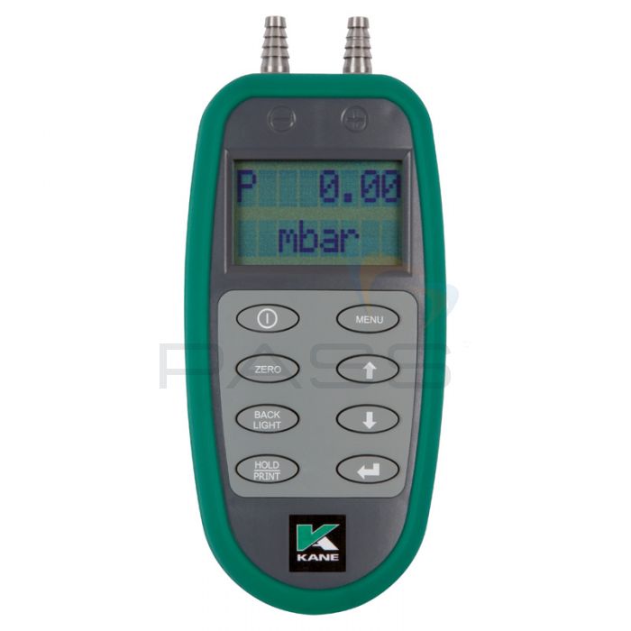 kane high accuracy differential pressure meter with range plus minus 5psi 400 mbar 2