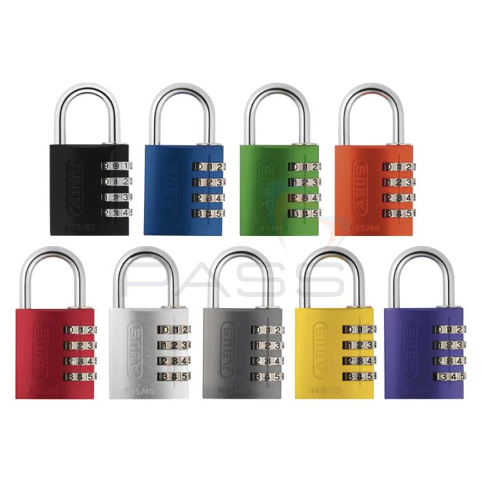 ABUS 145/40 myCode Light Padlock - Choice of Colour