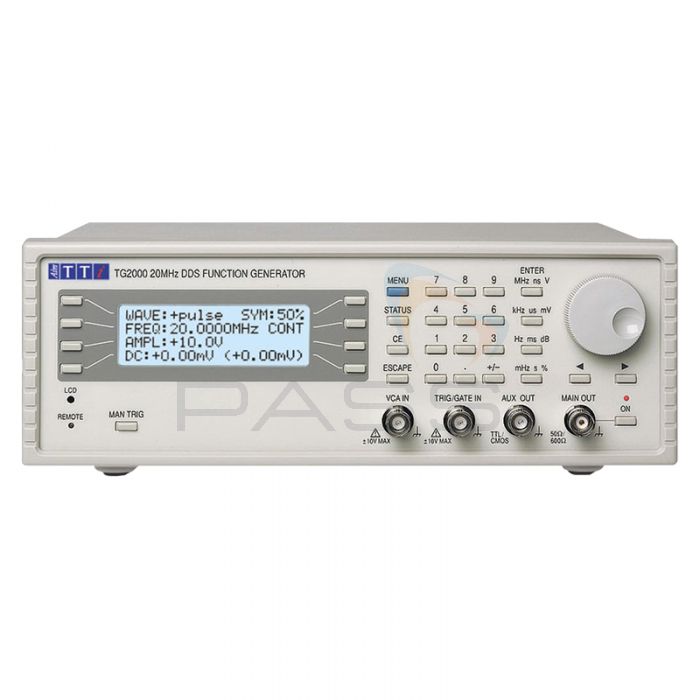 Aim-TTi TG2000 20MHz DDS Function Generator w/ RS-232 & USB Interfaces