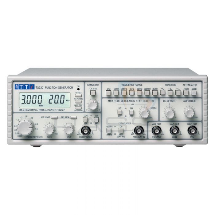 Aim-TTi TG330 3MHz Function Generator with Sweep & Frequency Counter 