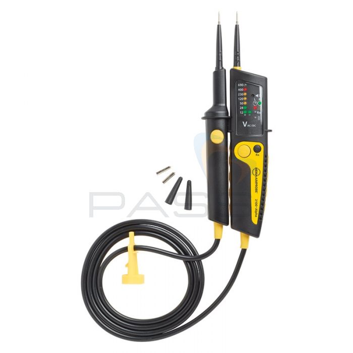 Amprobe 2100-Alpha Two Pole LED Voltage Tester - With Probe Extensions 