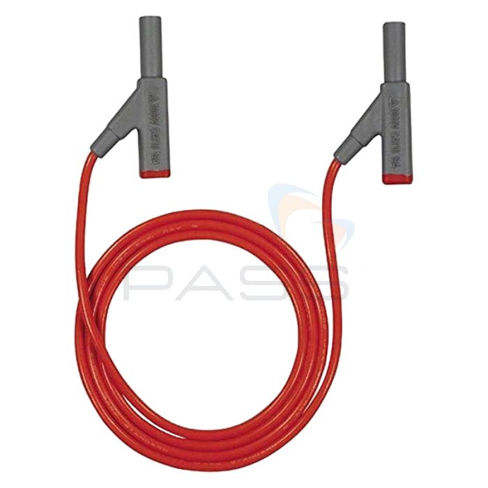 Beha-Amprobe 307111/307112 Test Leads, 4mm, Red - Choice of 1 or 2m