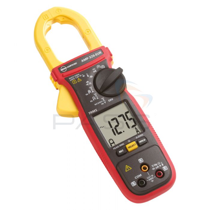 Amprobe AMP-320-EUR 600A ACDC TRMS Clamp Multimeter w/ Motor Testing
