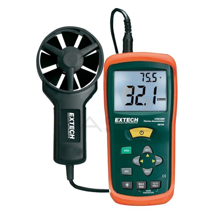 Extech AN100 CFM/CMM Mini Thermo Anemometer