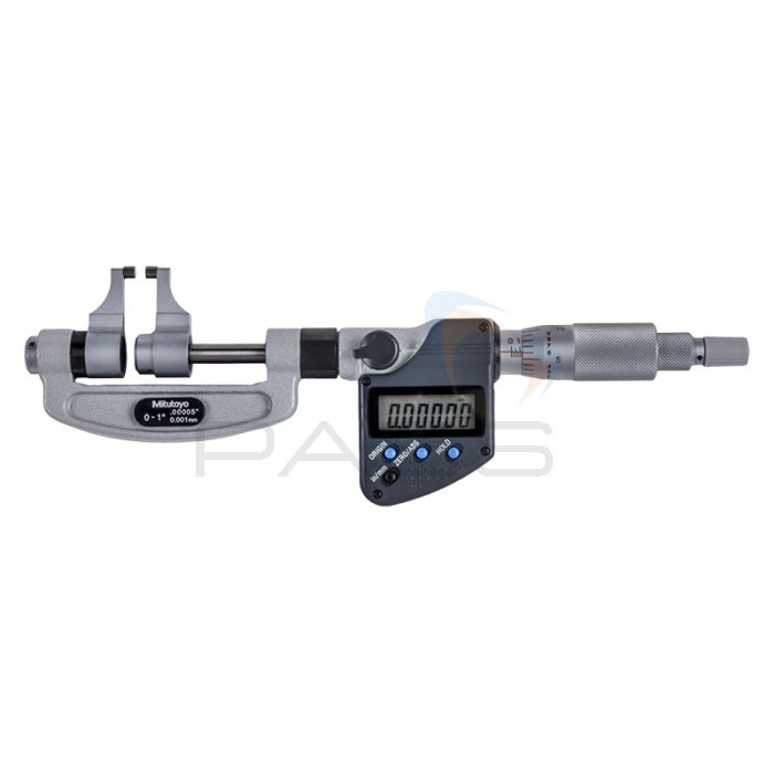 Mitutoyo Series 343 Digimatic Caliper Anvil Micrometer (0 - 1" - 3 - 4")