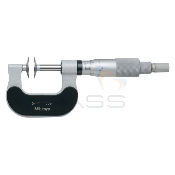 Mitutoyo Series 169 Non-Rotating Spindle Disc Micrometer - Choice of Model

