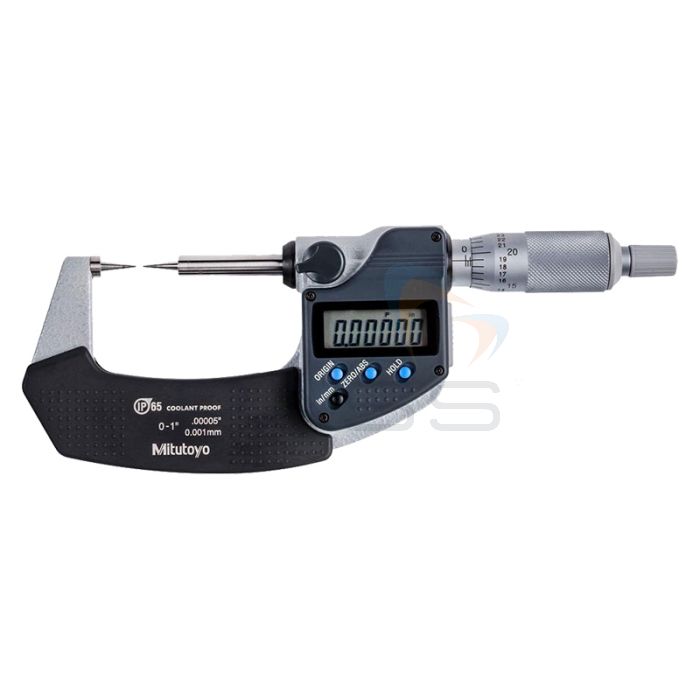 Mitutoyo Series 342 Digimatic Point Micrometer (0-1" - 3-4")