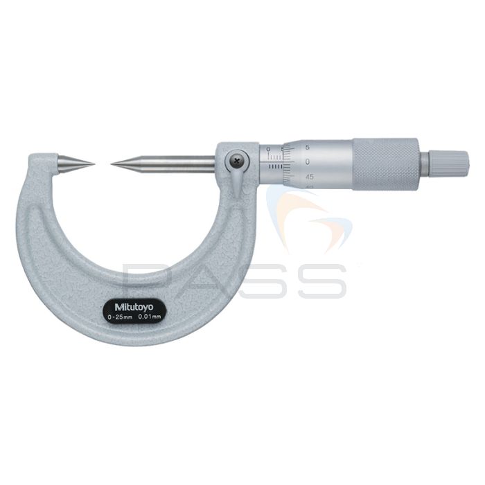 Mitutoyo Series 112 Point Micrometer (15° or 30° Point)