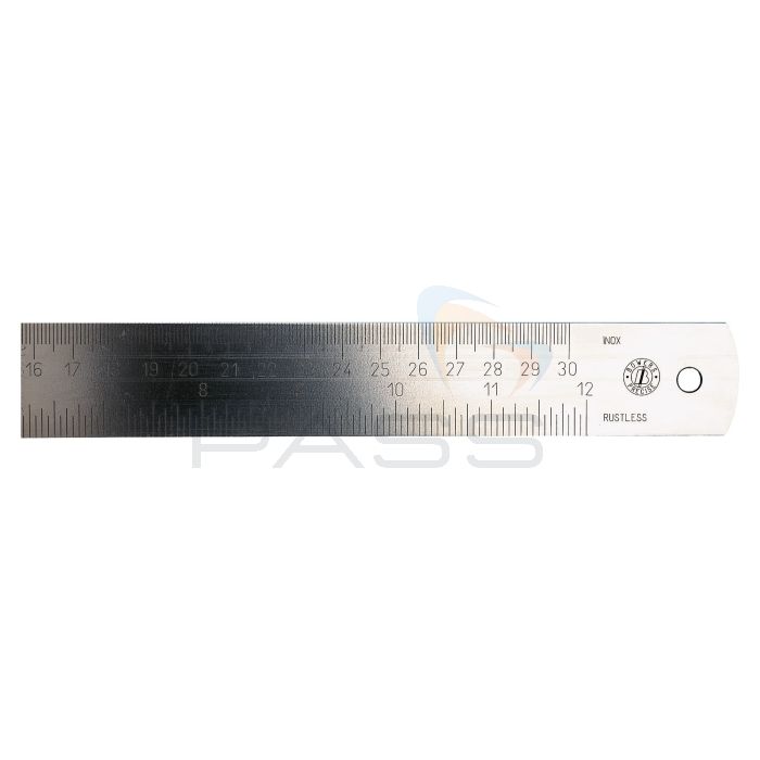 Bowers 80-460-241 Steel Rule, 150 x 13 x 0.5mm
