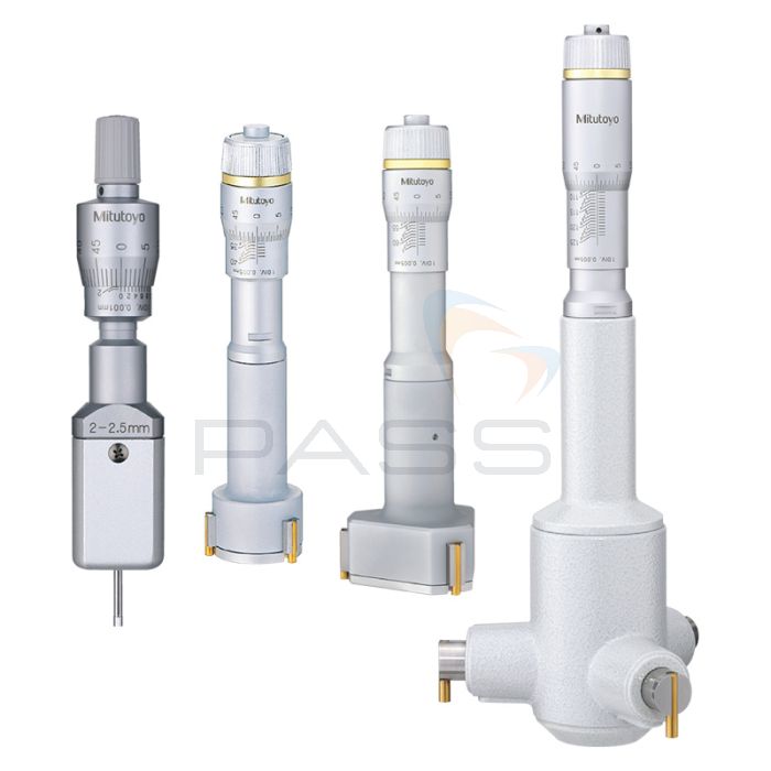 Mitutoyo Series 368 Holtest Three-Point/Two-Point Bore Micrometers